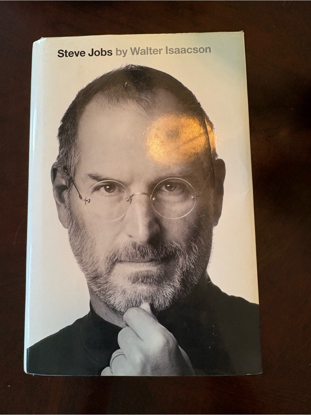 Steve Jobs by Walter Isaacson — Black & White Hardcover Biography